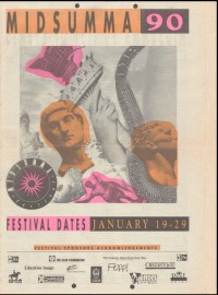 Cover of the 1990 Midsumma Festival guide